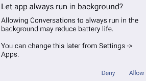 Нажмите Разрешить